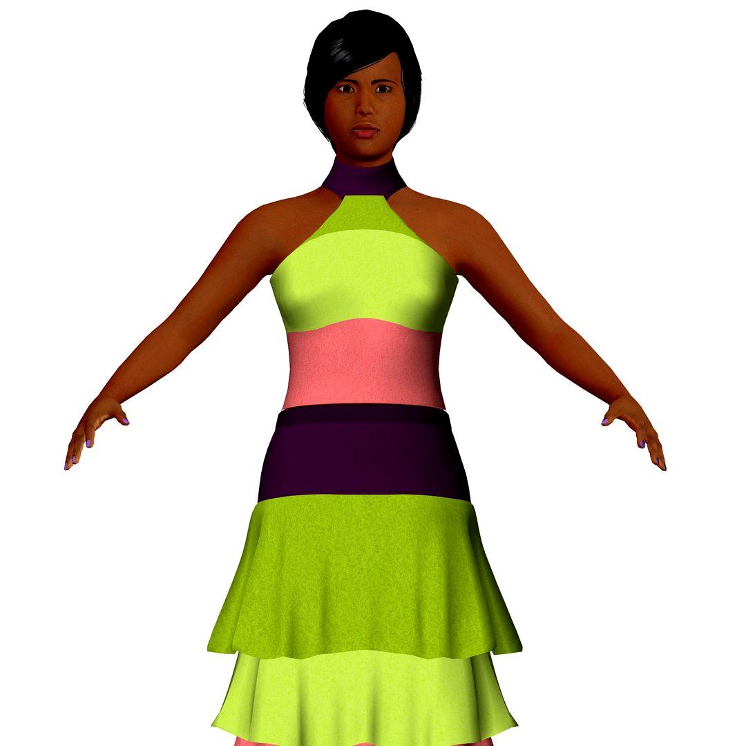 Indian Female Rigged