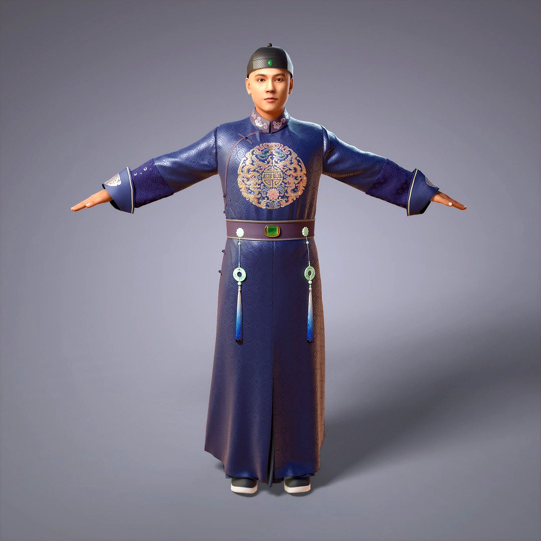 People in Qing Dynasty of China