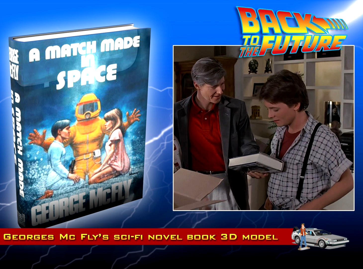 Georges Mc Fly Sci-Fi Novel Book