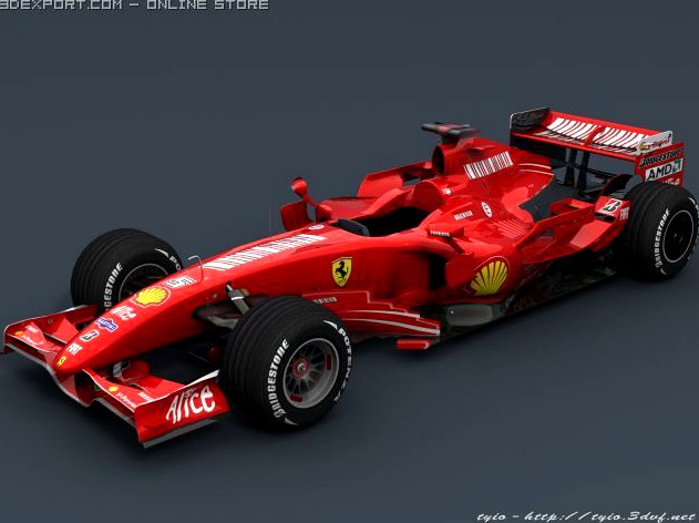 Ferrari F2007 3D Model