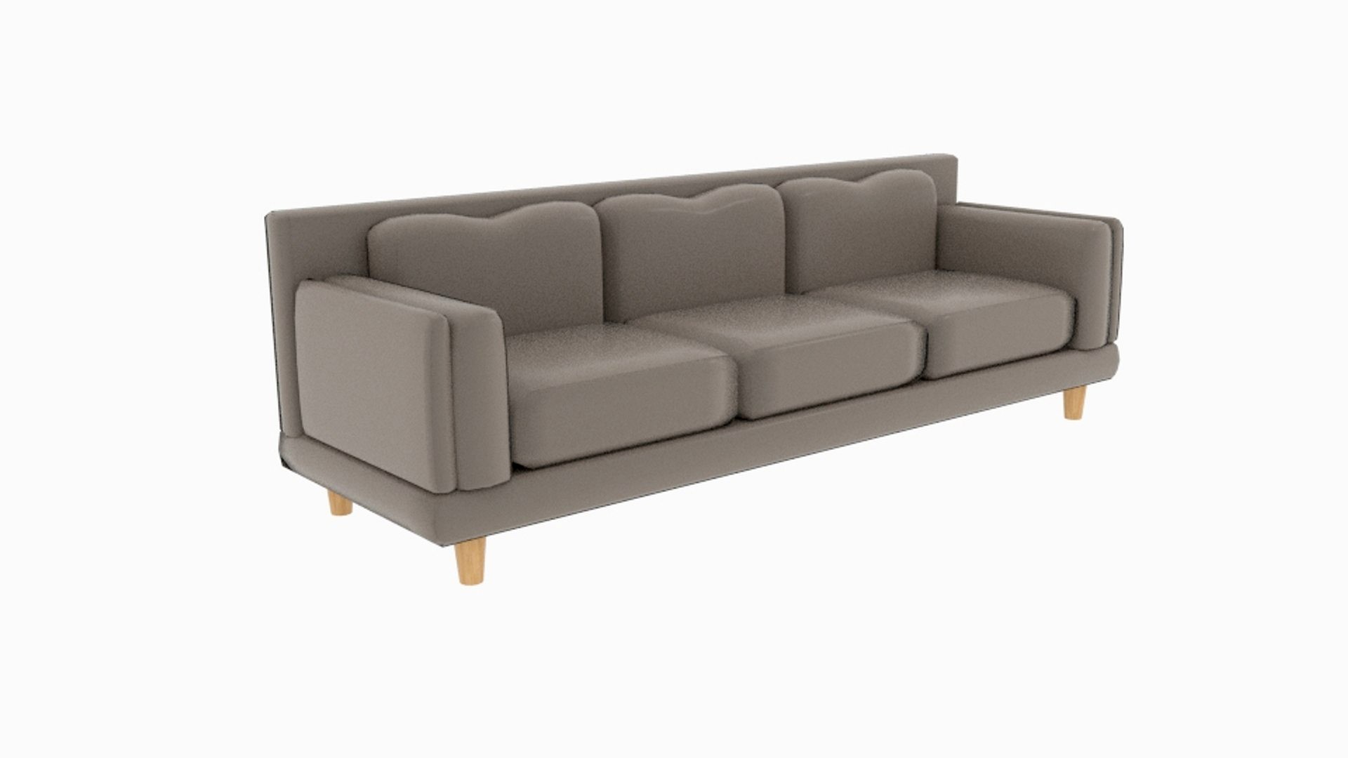 Fabric Sofas Triple Cuddle Couches