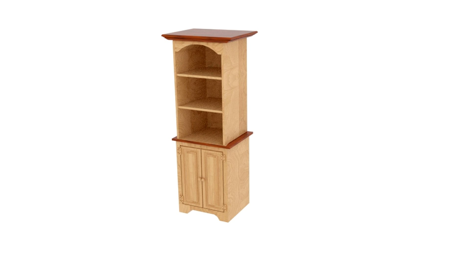 Pine Small Colonial Cupboard