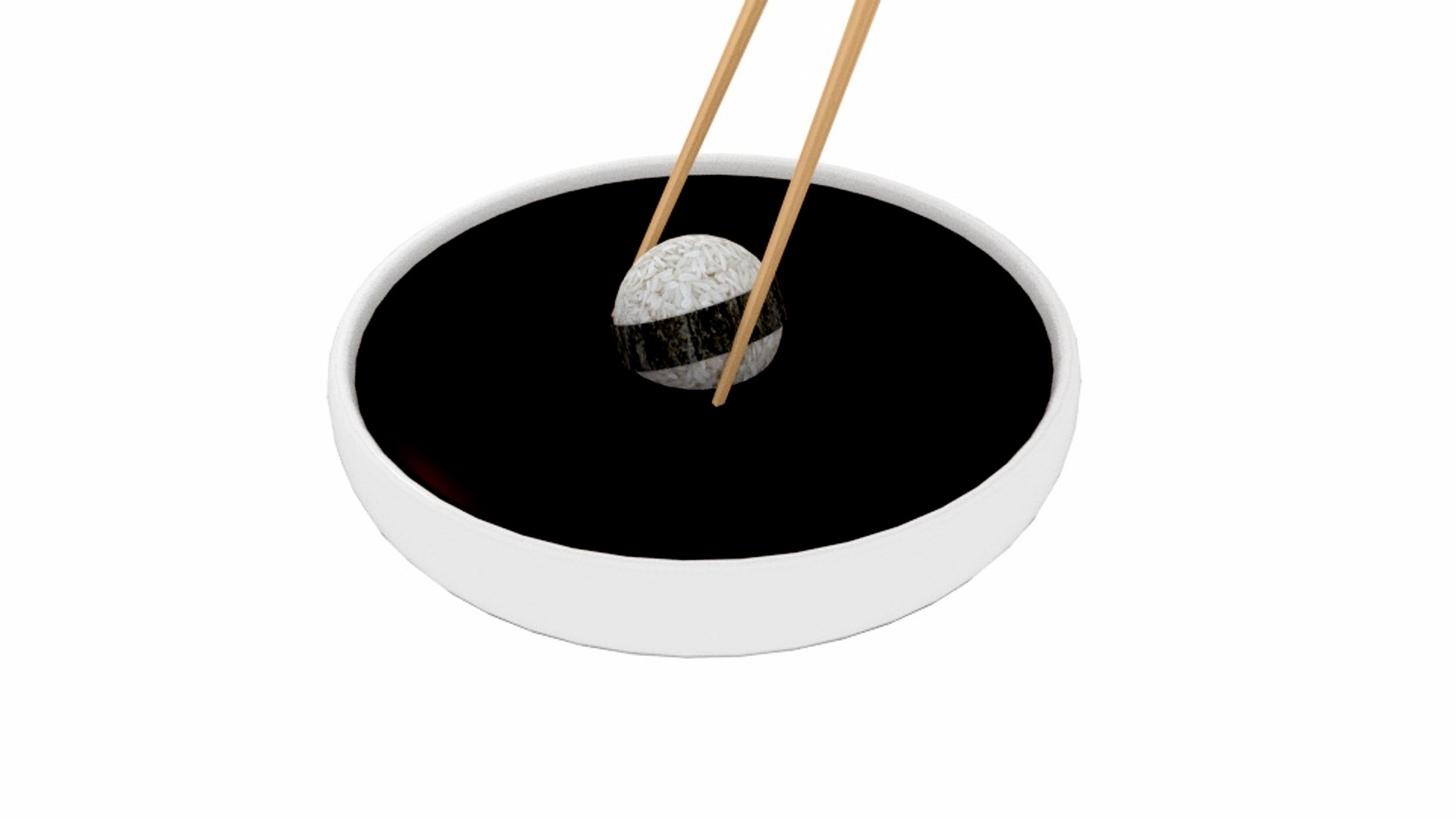 Chopstick Dip Sphere Sushi