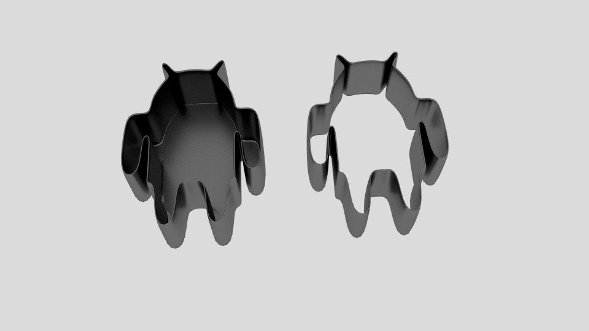 Android Cookie Cutter Mold
