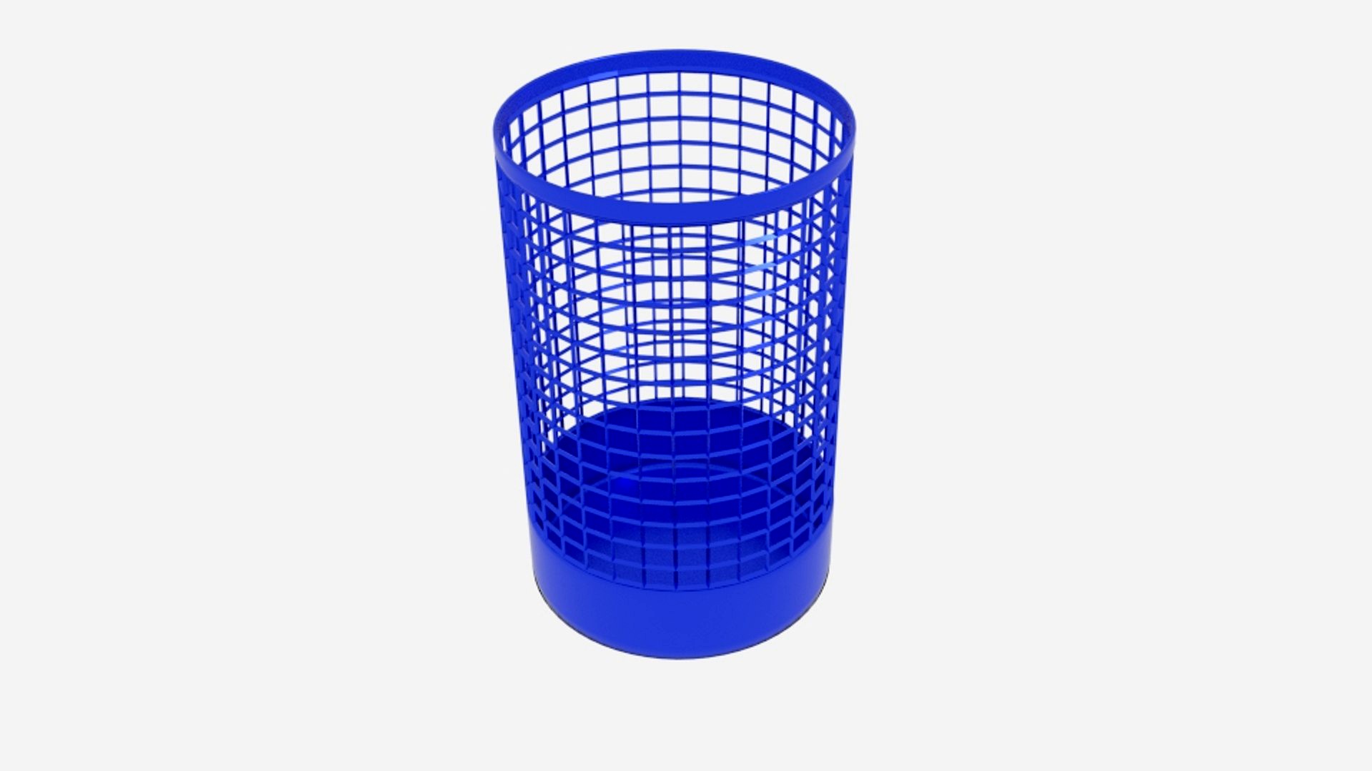 Wireframe Cylinder Bin