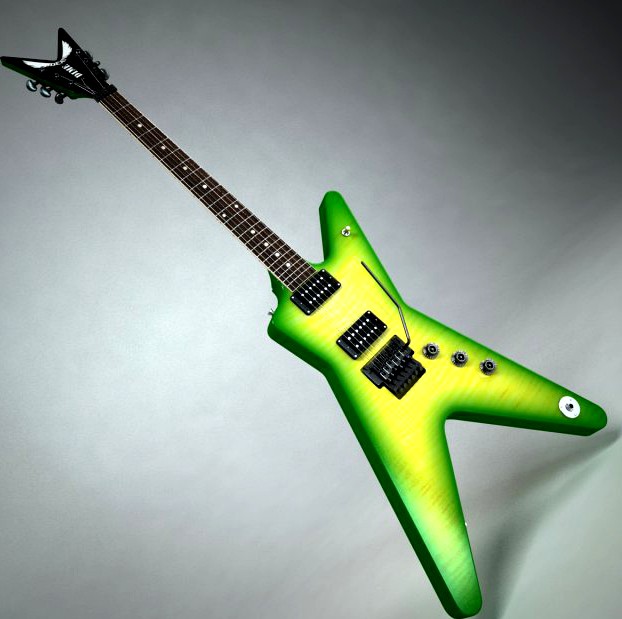 Dean Dimebag Darrell Guitar 3D Model