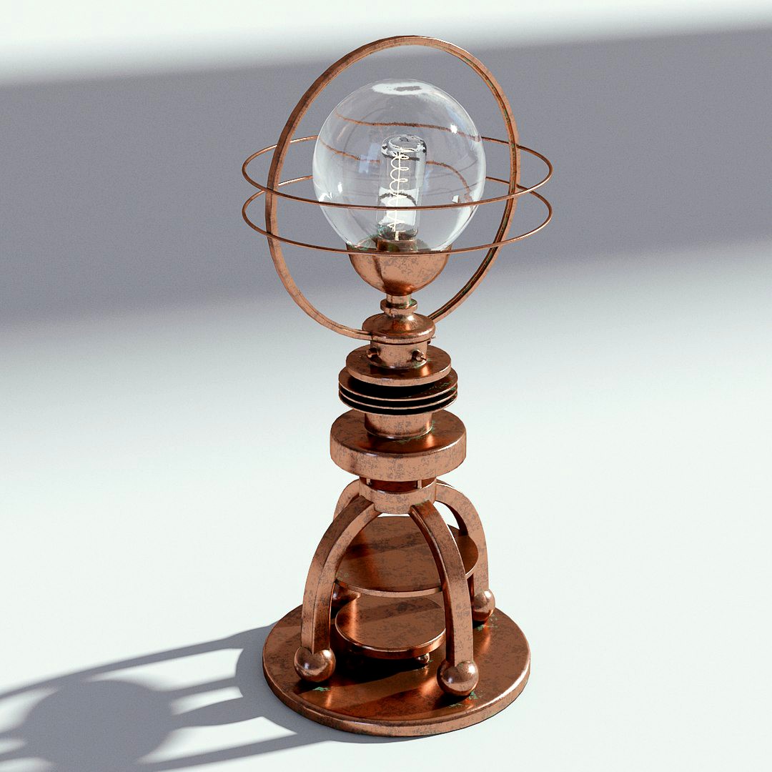 Copper Bulb Lamp