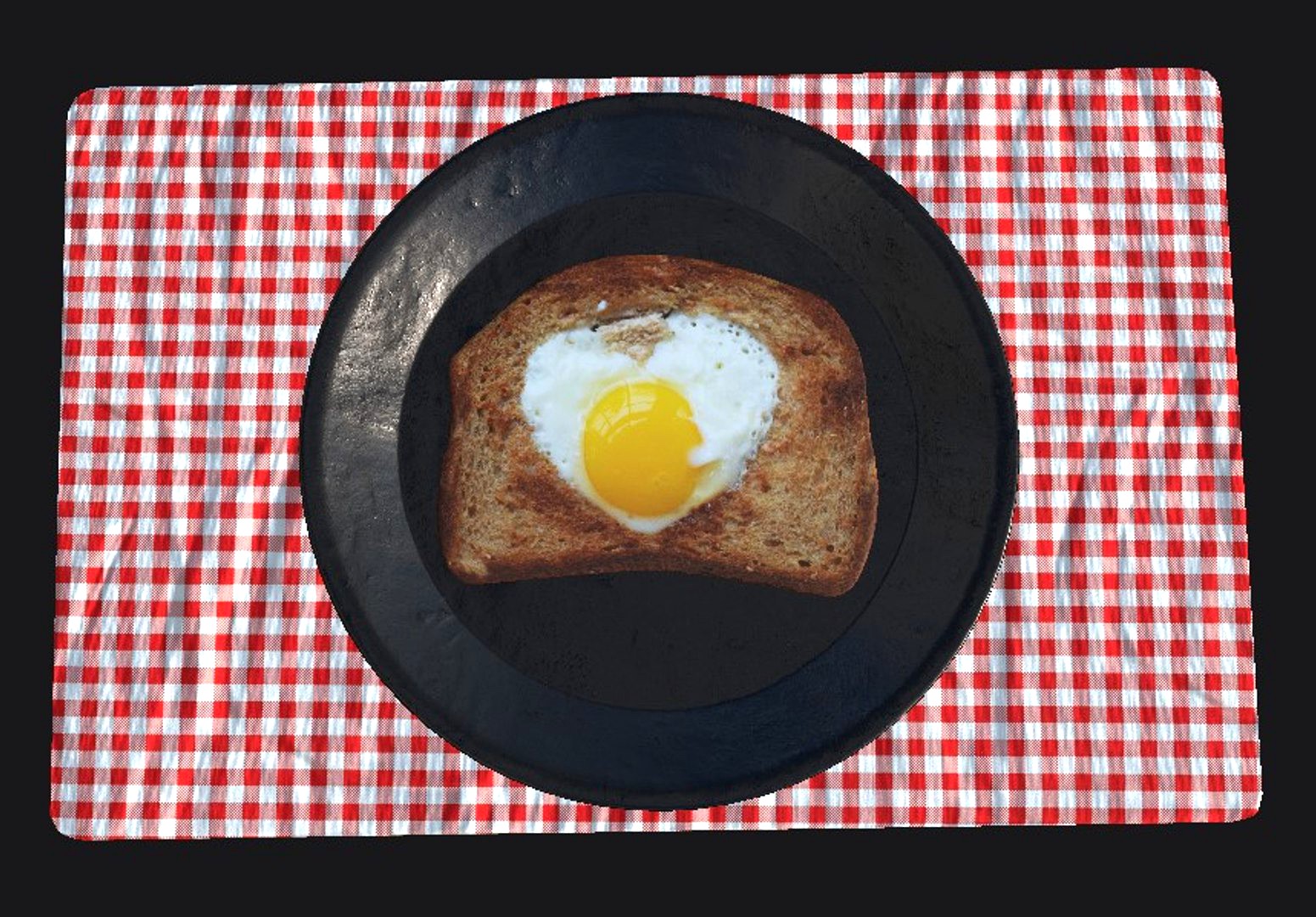 Frying Pan Egg Breakfast