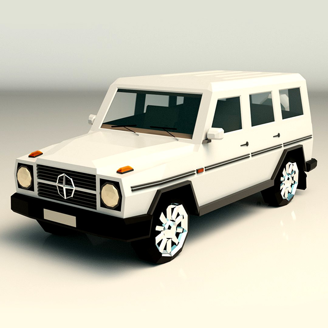 Low Poly SUV 03