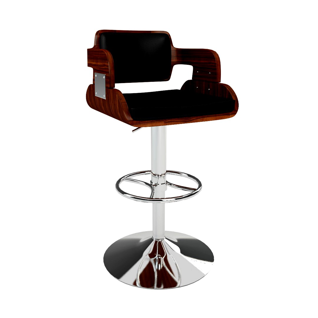 Adjustable Swivel Bar Stool