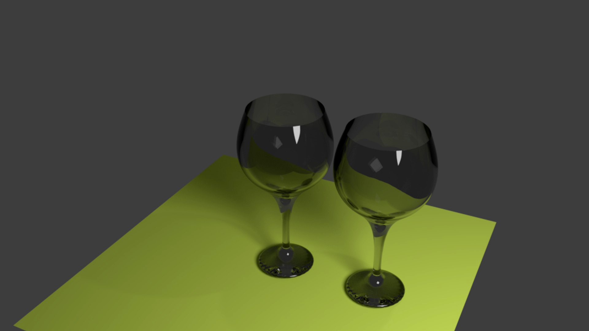 Empty Wine Glass