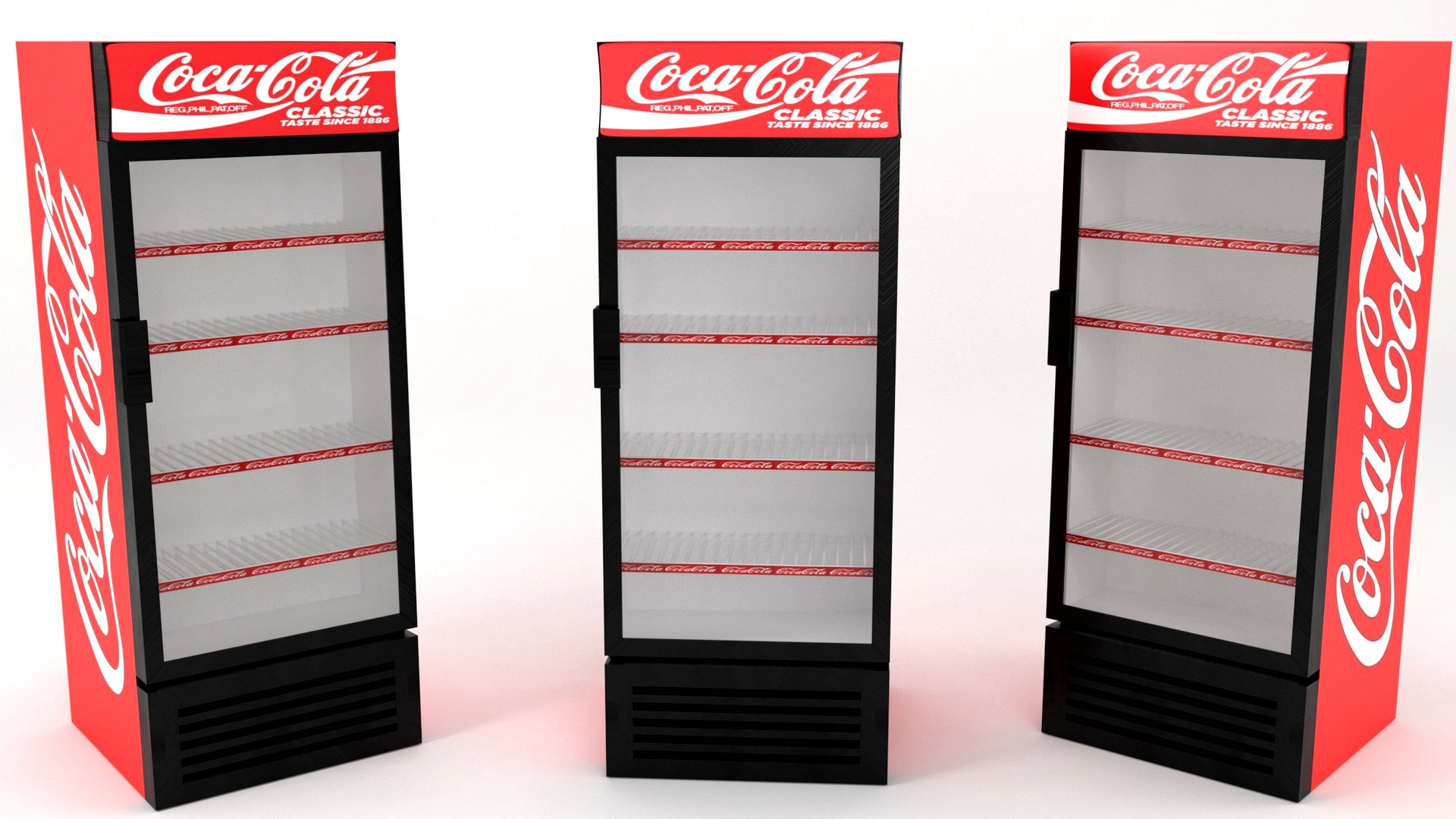 single door coca-cola fridge