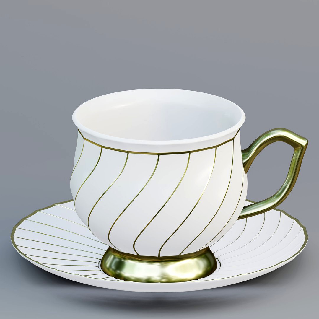 Twisted coffee cup