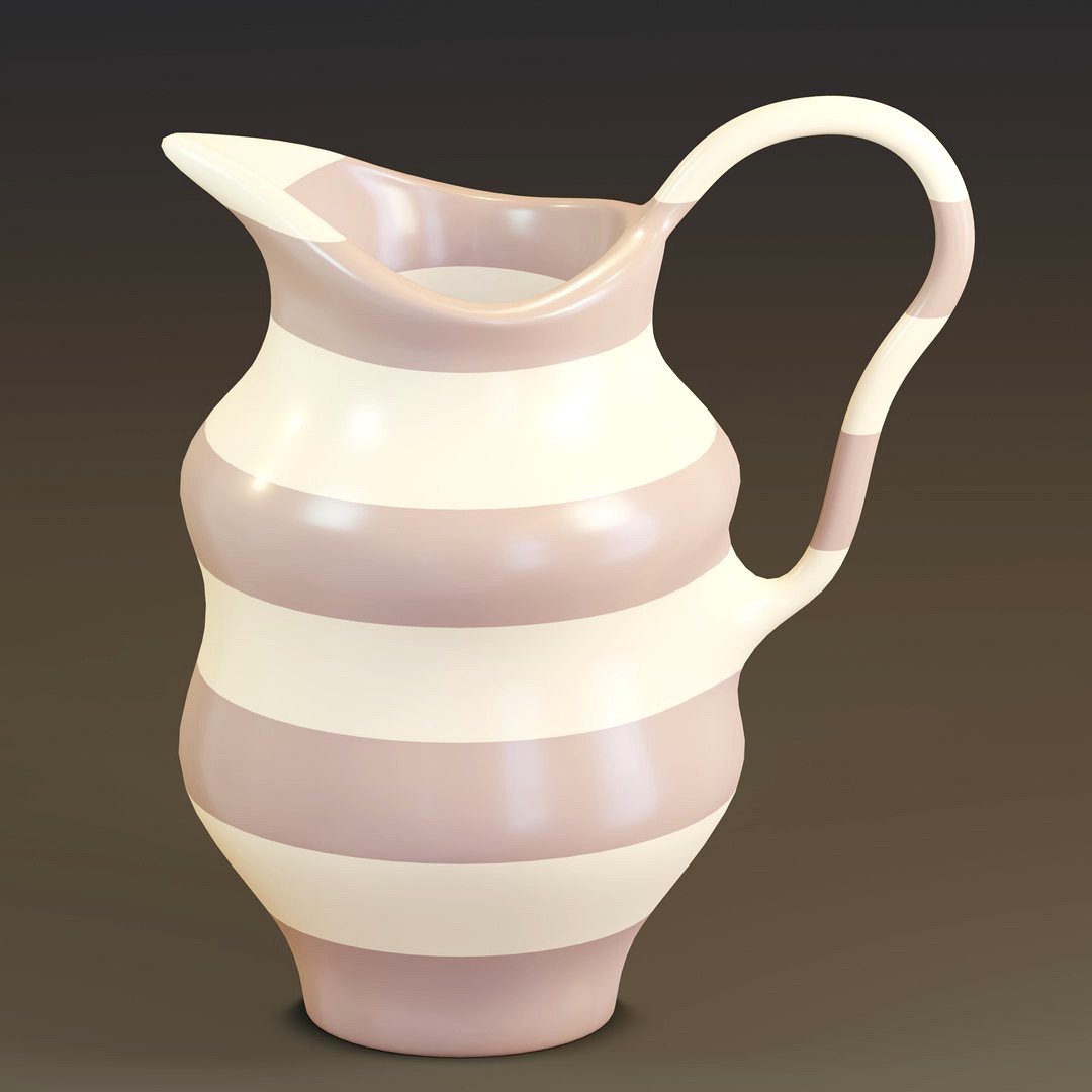 Colored pitcher