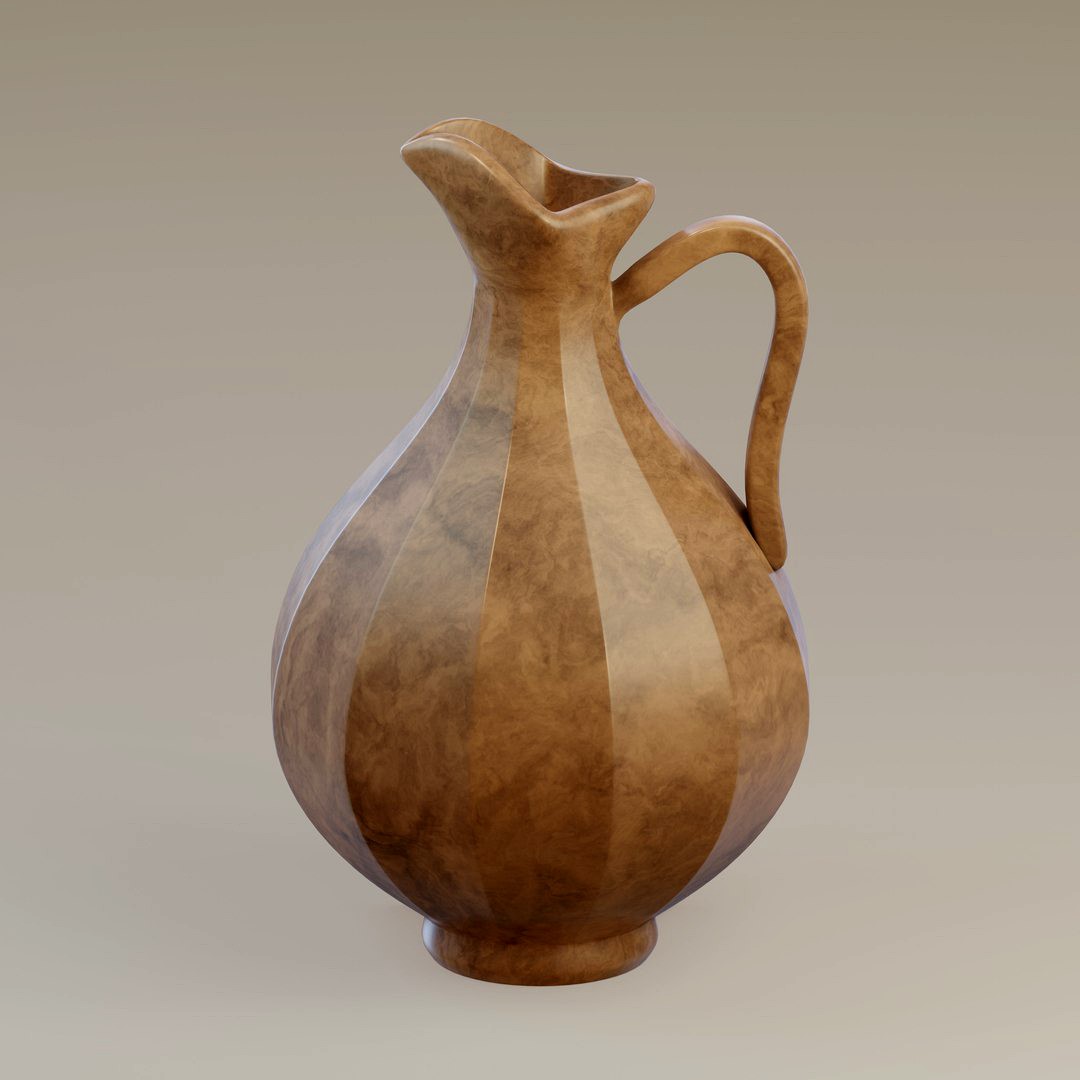 Marble pitcher