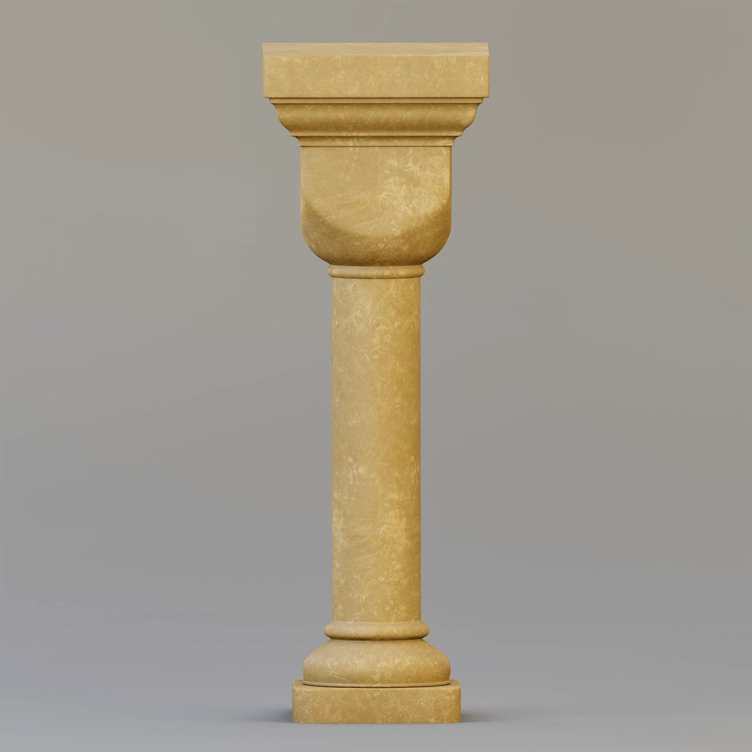 Cushion capital column