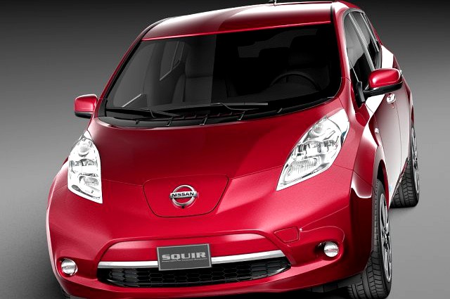 Nissan LEAF 2014 3D Model