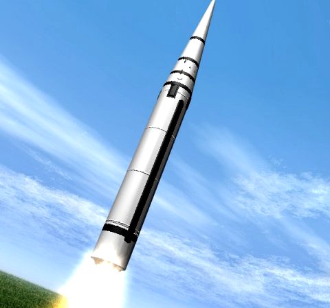 Chinese CSS6 Mod 1 SRBM Missile 3D Model
