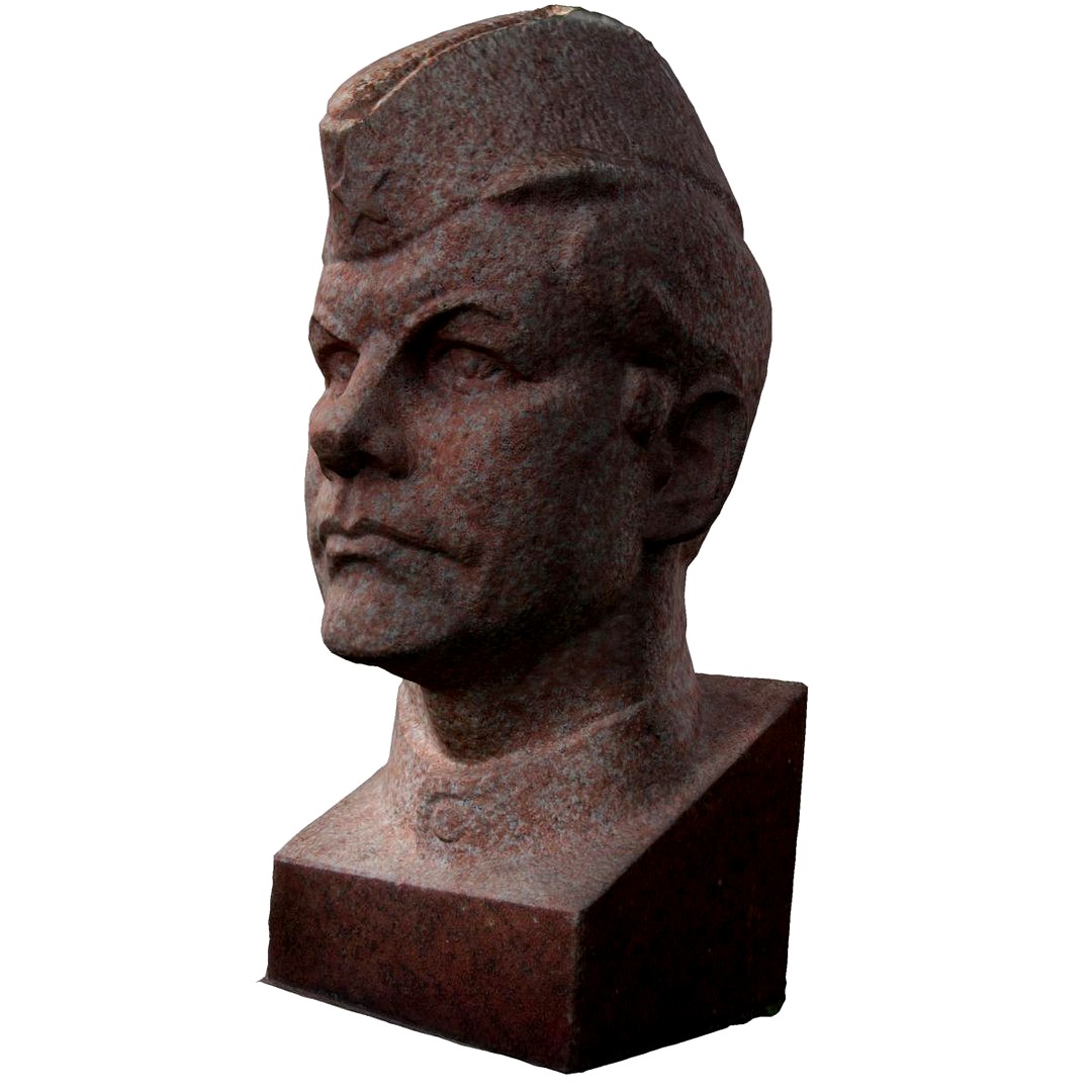 Russian soldier bust