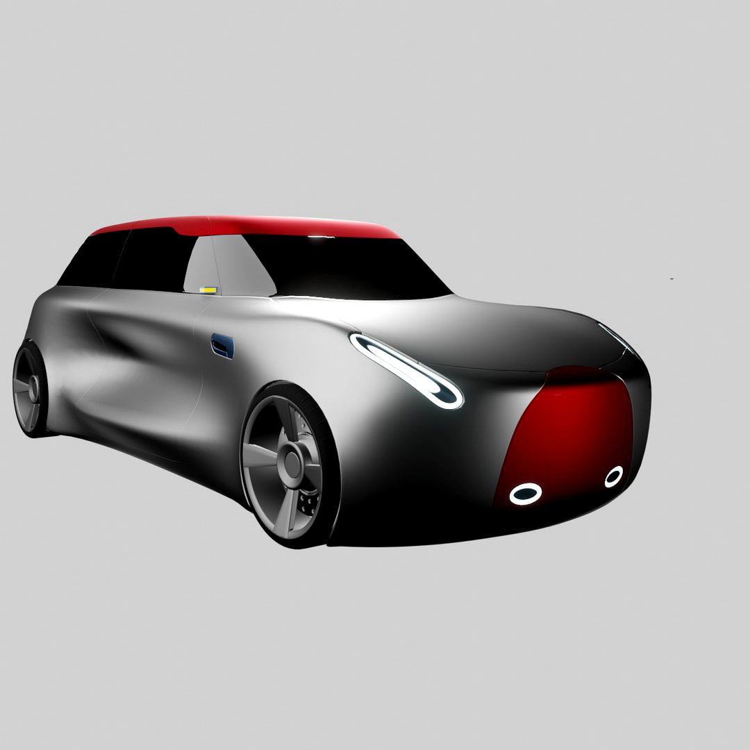 Concept styled electric hatchback 2