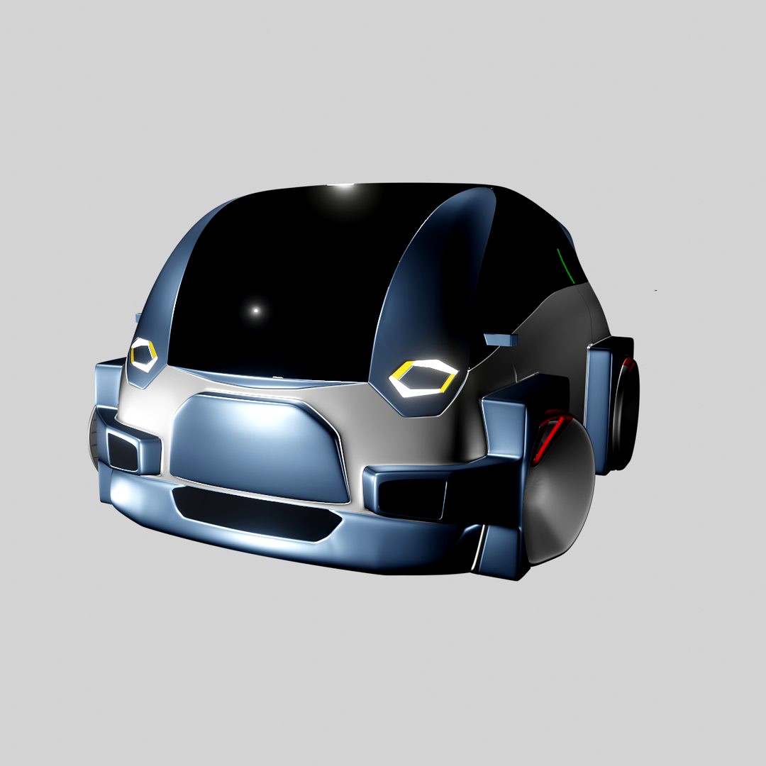 Compact electric concept styled car 13