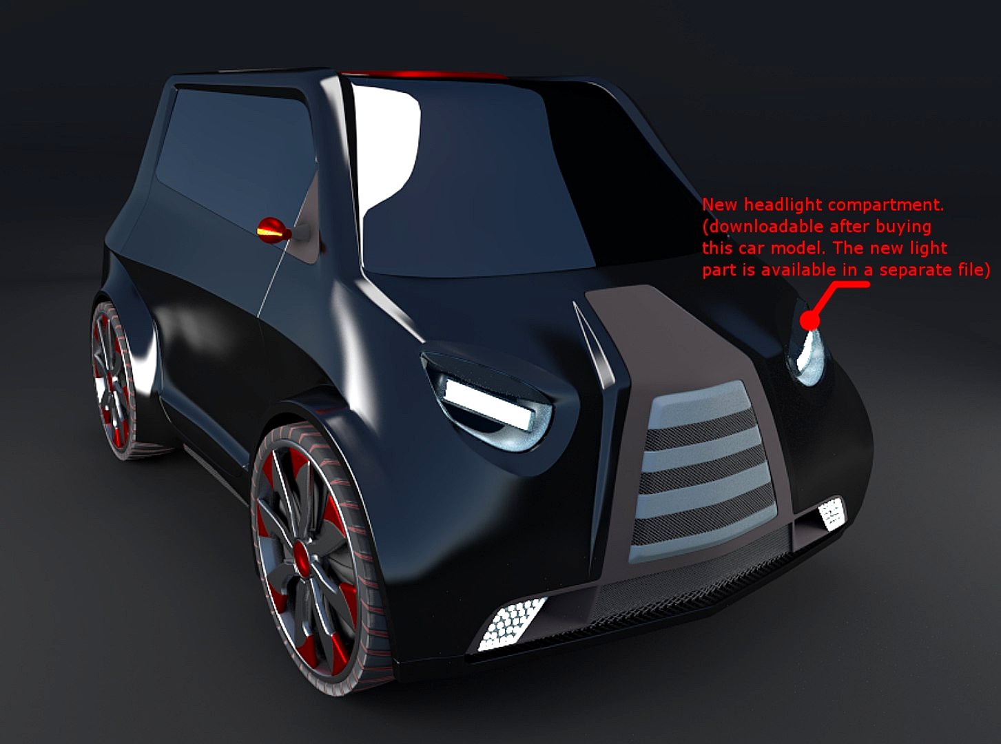 Compact electric concept car 10