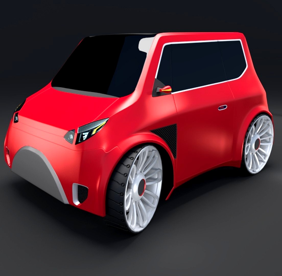 Compact electric concept car 8