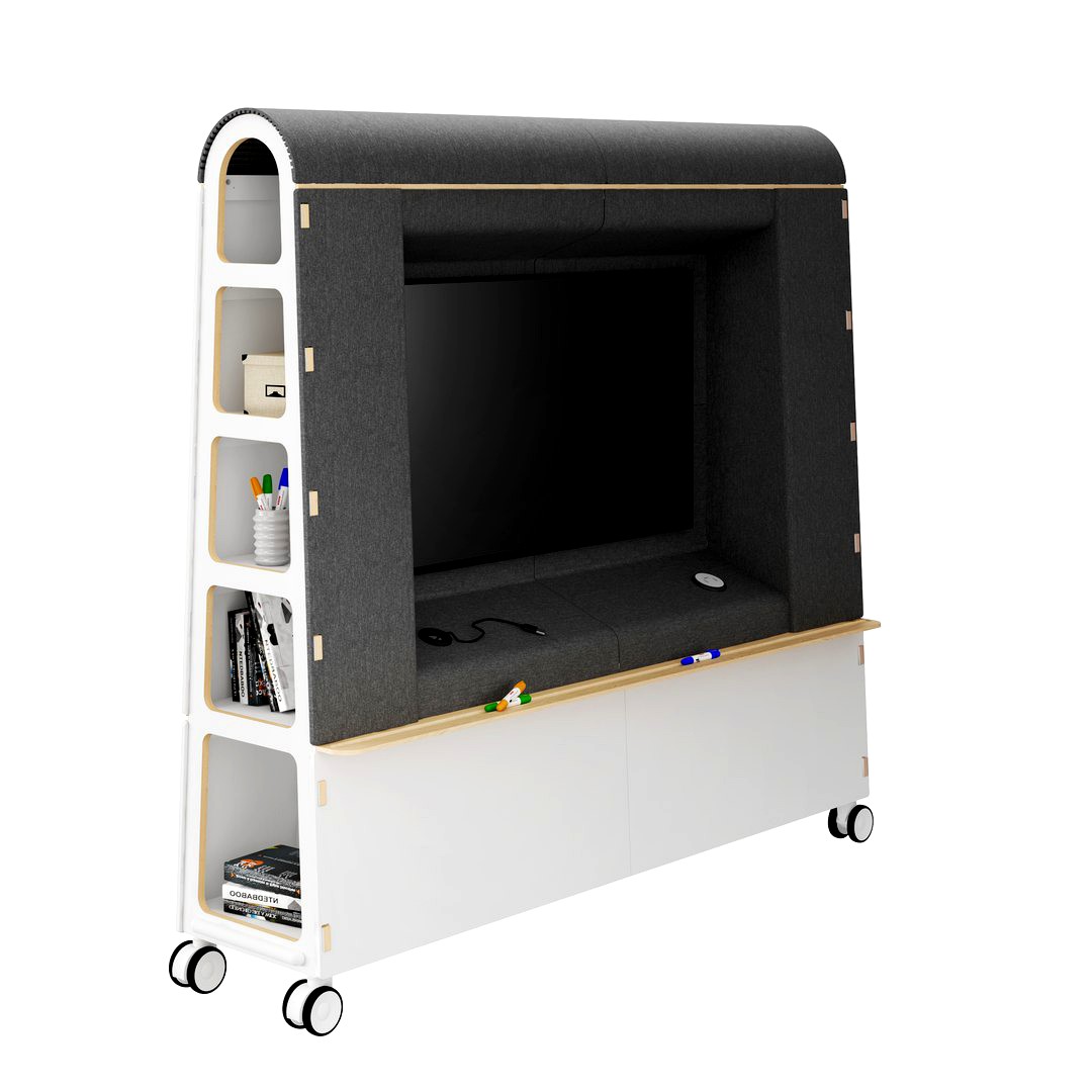 Arc 2 of mobile office furniture by Task Systems