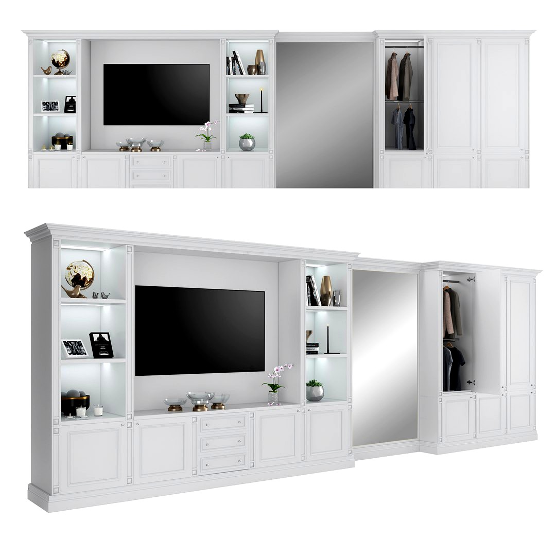 Tv cabinet with wardrobe by FC Shape