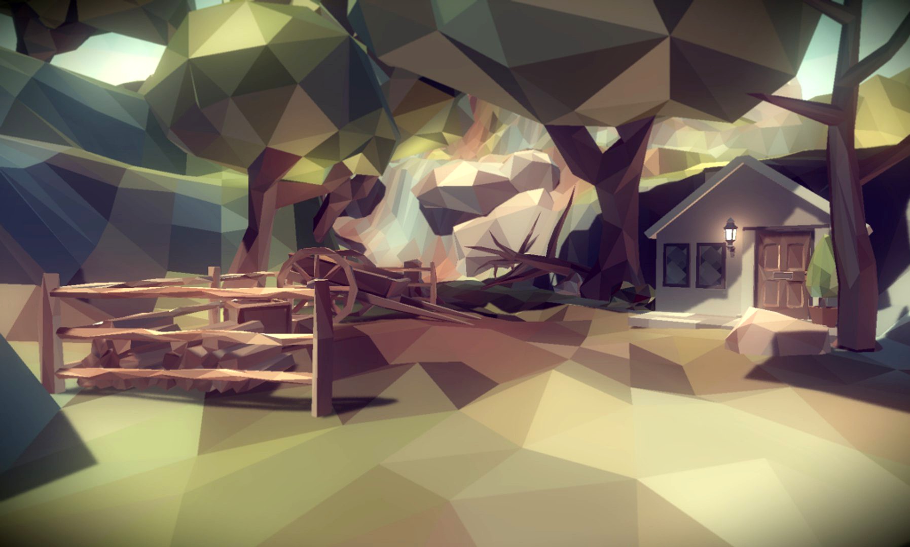 PolyWorld Woodland Low Poly Art