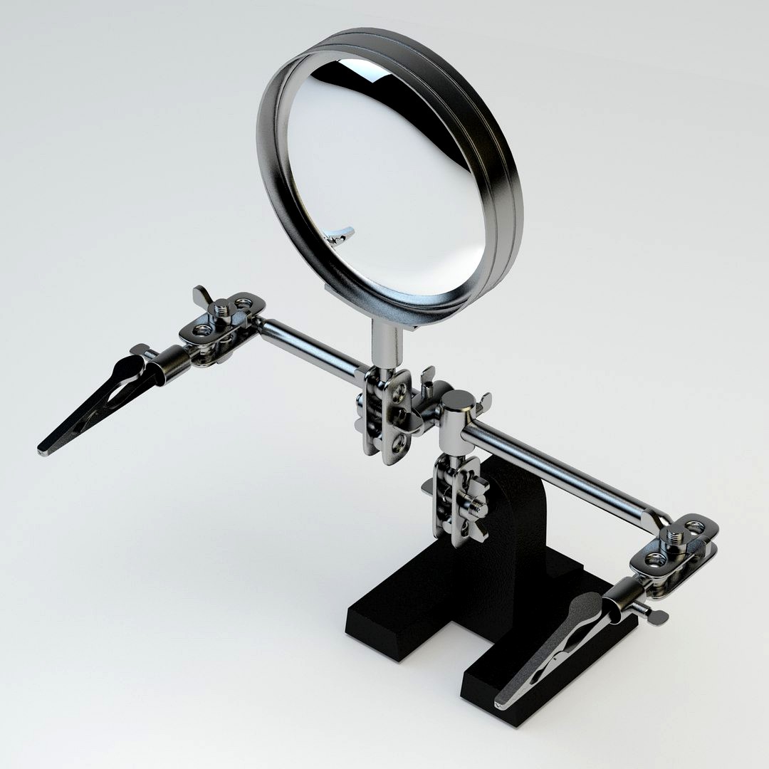 Adjustable Parts Holder with Magnification