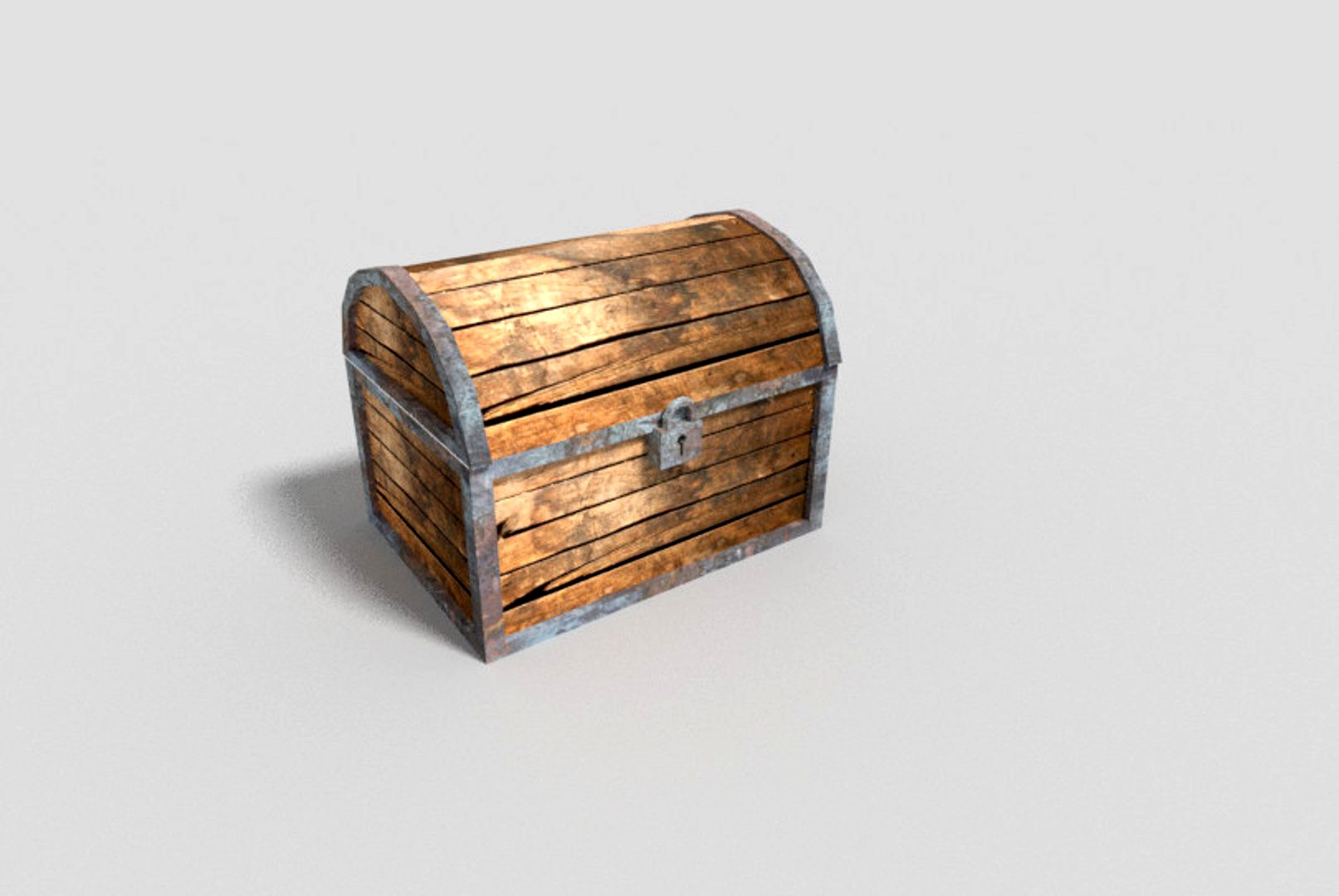 low poly dungeon chest