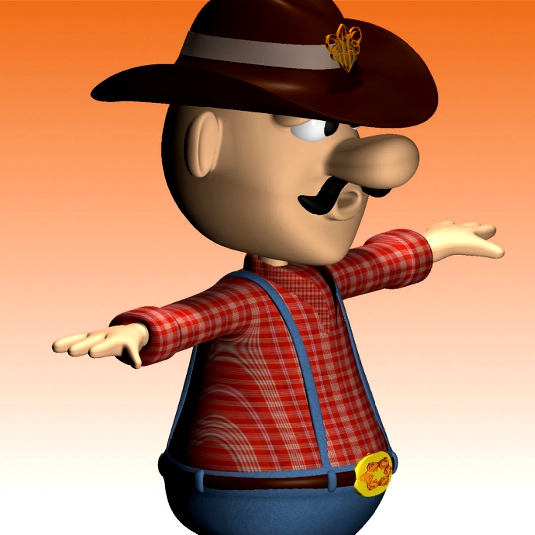 cowboy cartoon character