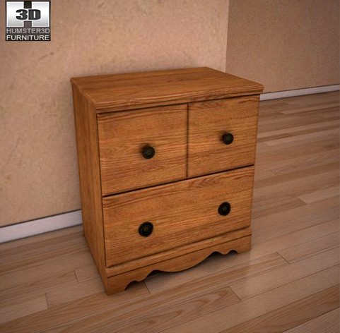 Ashley Rosalie Nightstand 3D Model