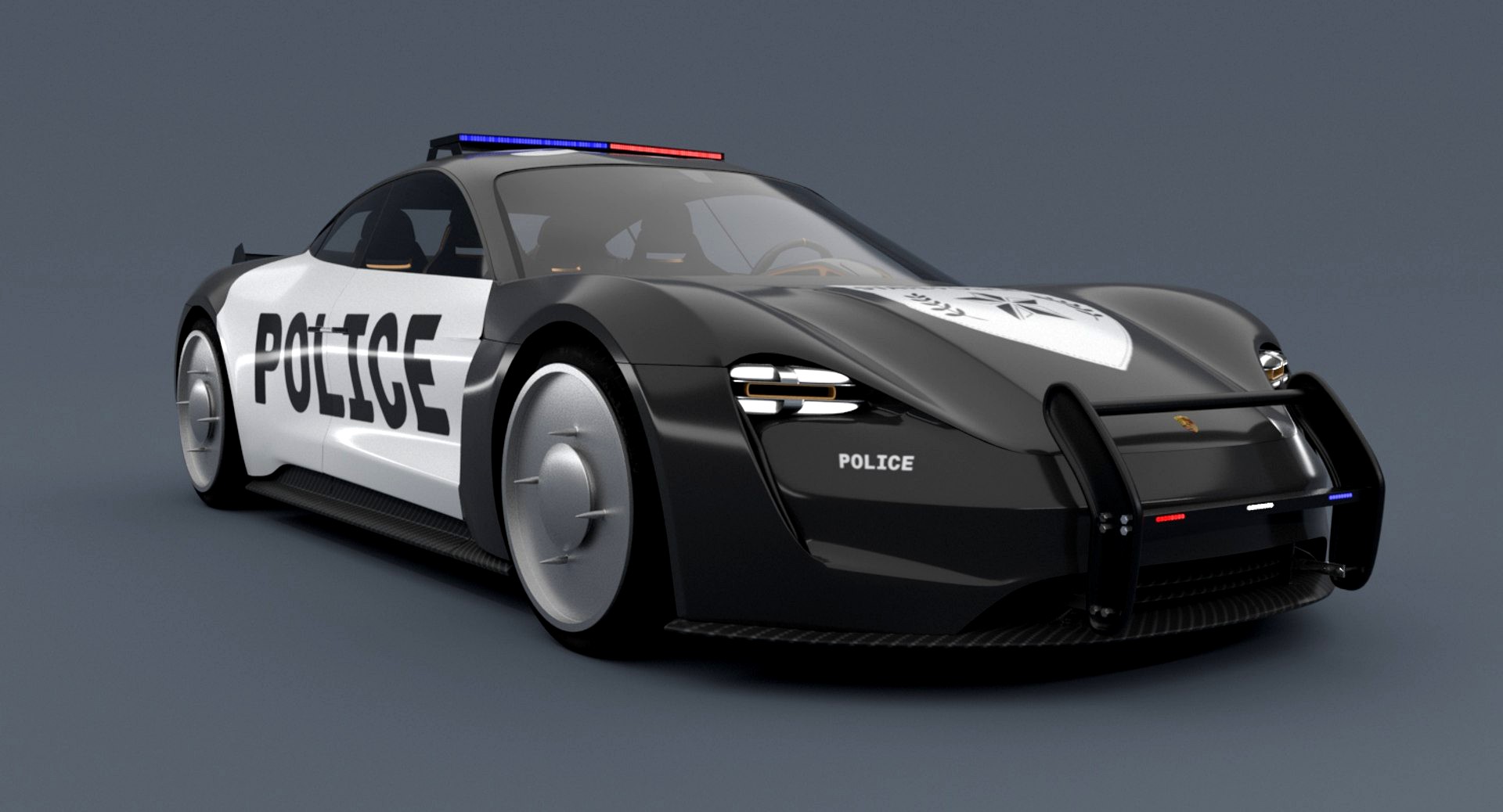 USA Police Porsche Mission E Concept 2015