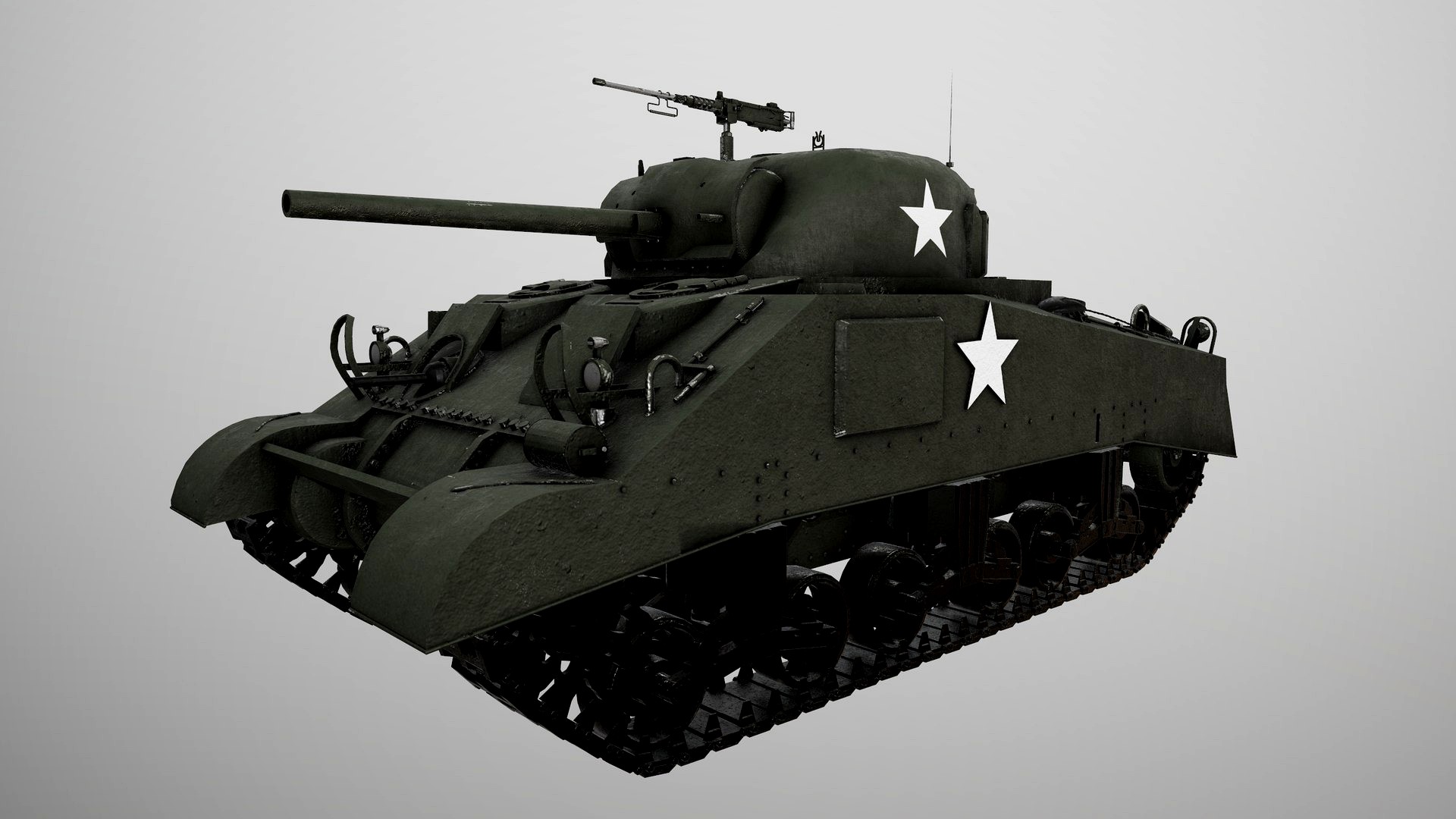 Sherman Tank PBR