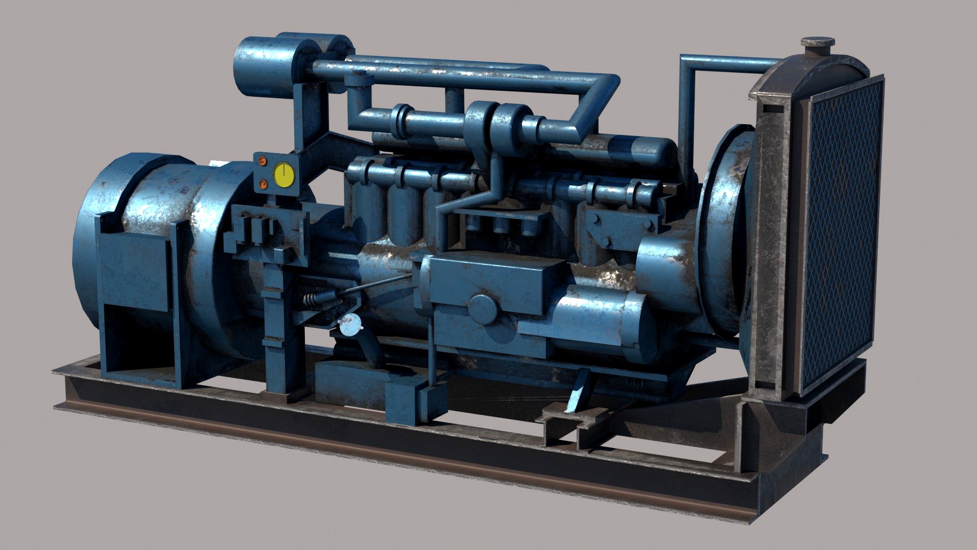 Diesel Generator Vray PBR
