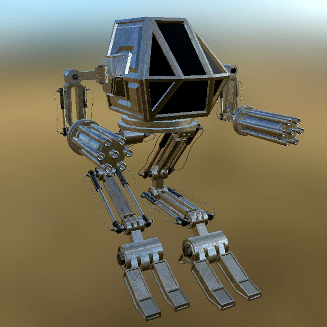 Robot 02 Pose PBR