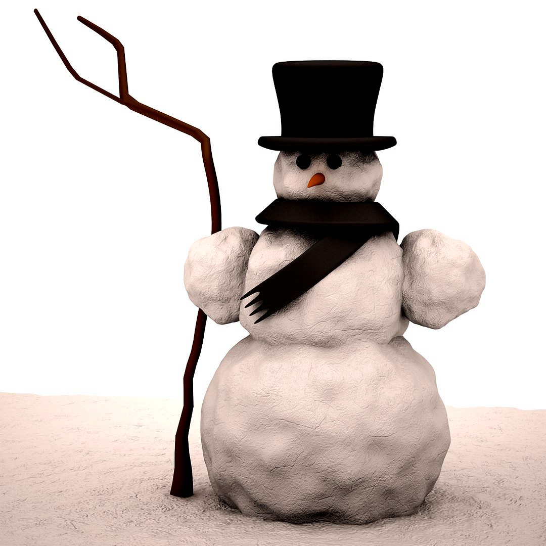 Snowman Highpoly