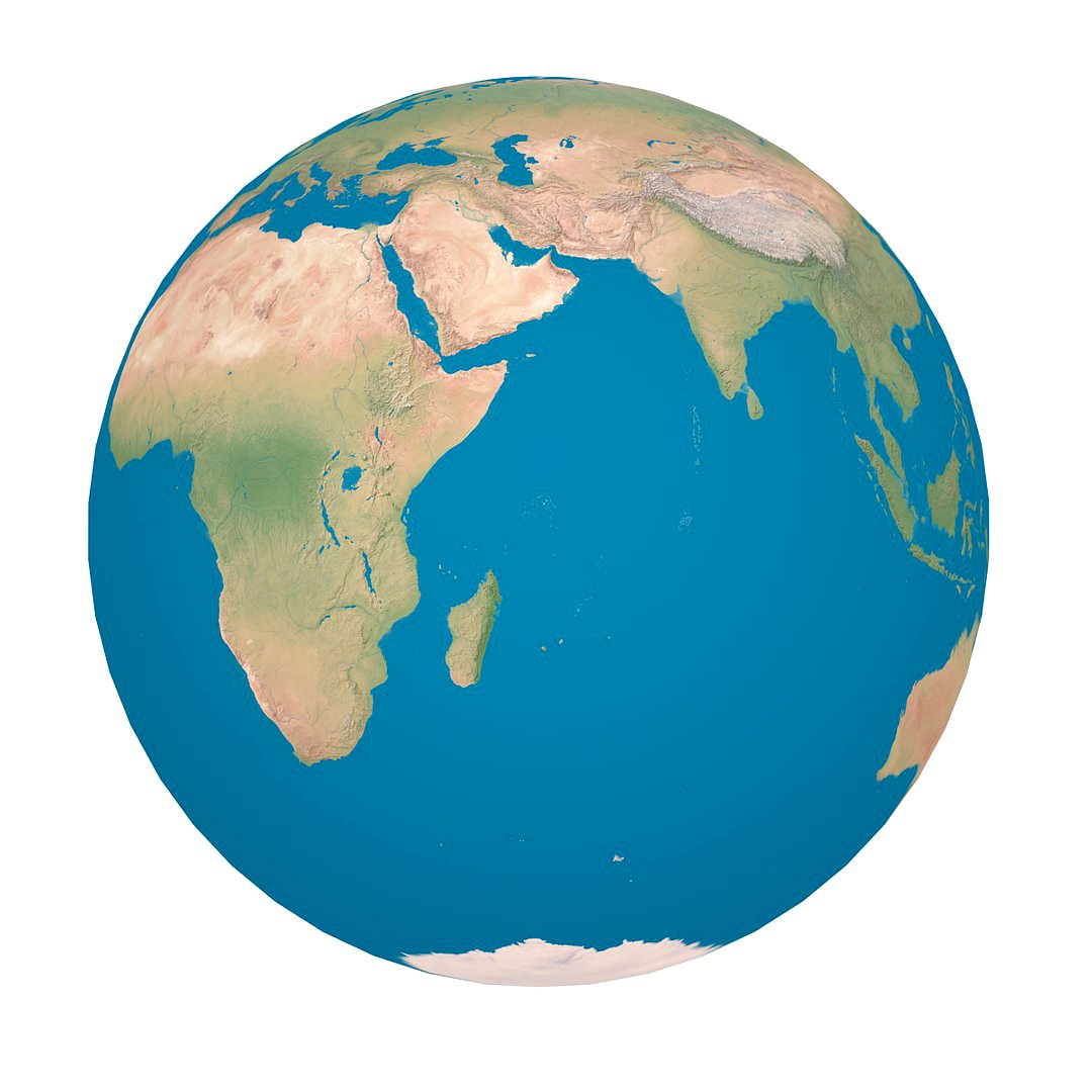 Lowpoly Earth (Clean)