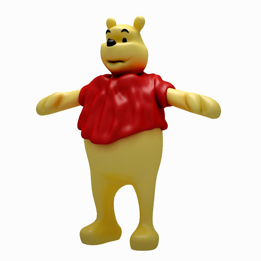 Winnie The Pooh (RIGGED T-POSE)