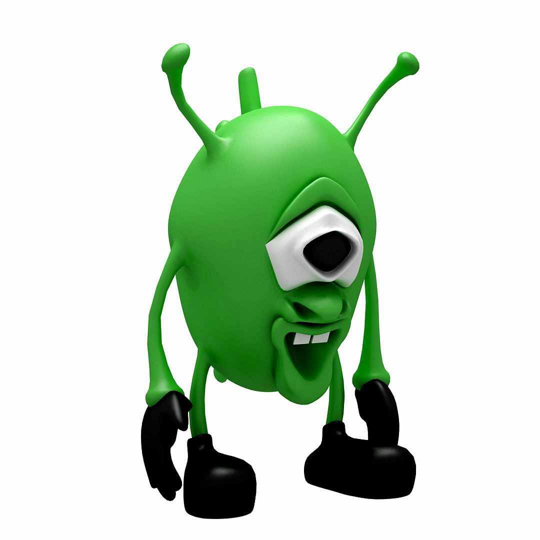 Cartoon Alien 01 (3 POSE)