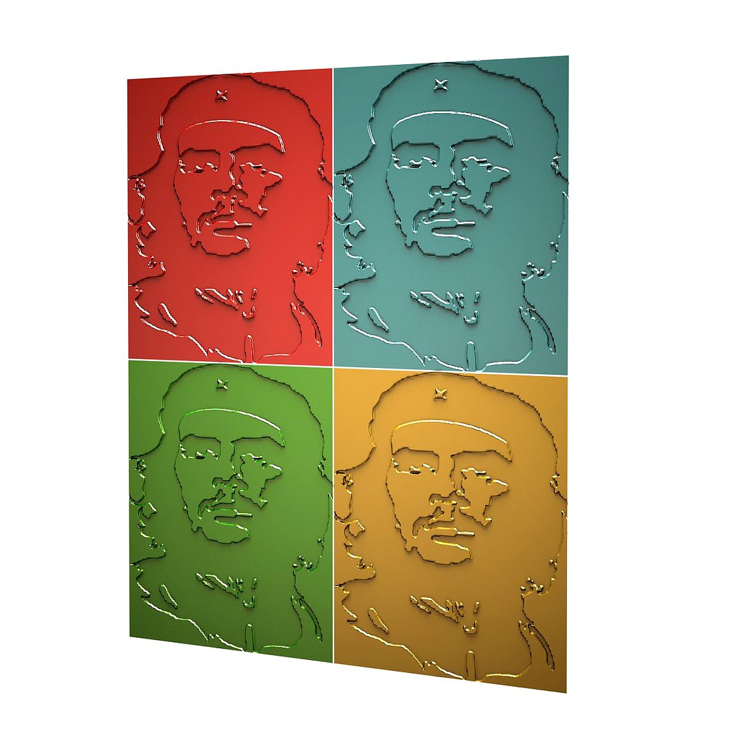 Che Guevara 3D Panels