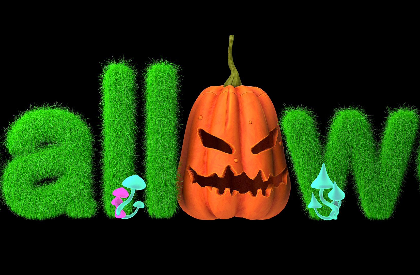 halloween pumpkin text