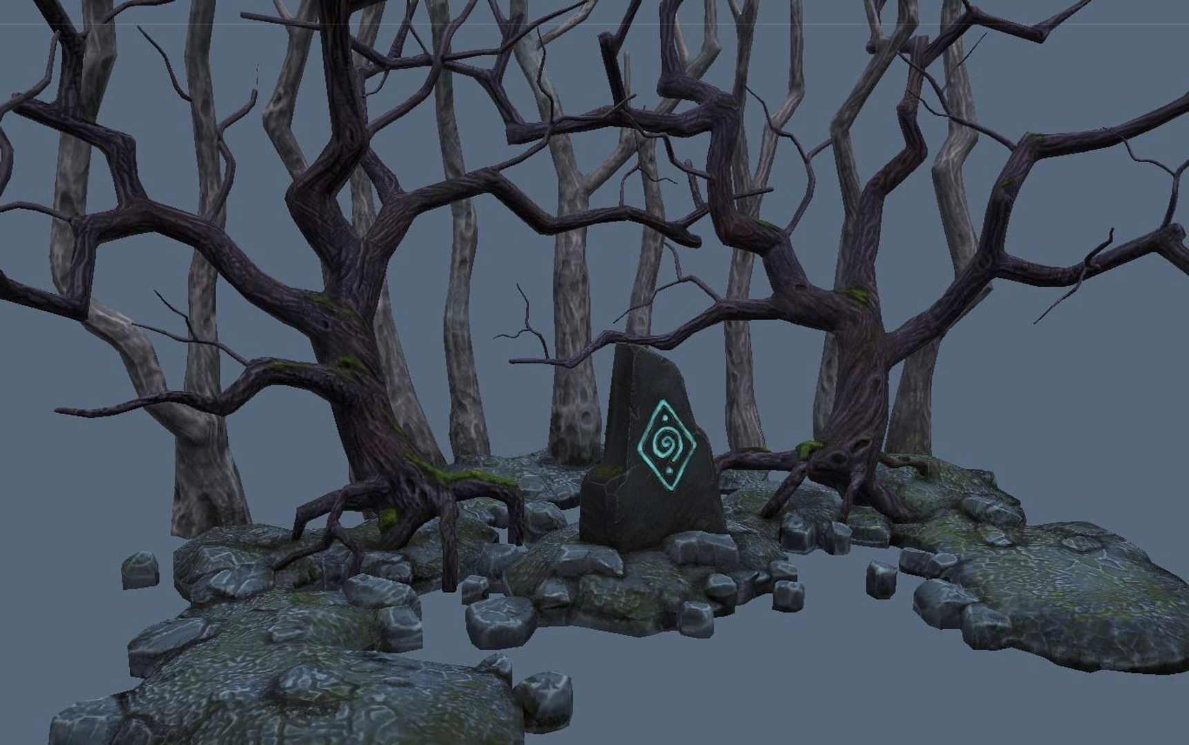 forest Low-poly 3D model