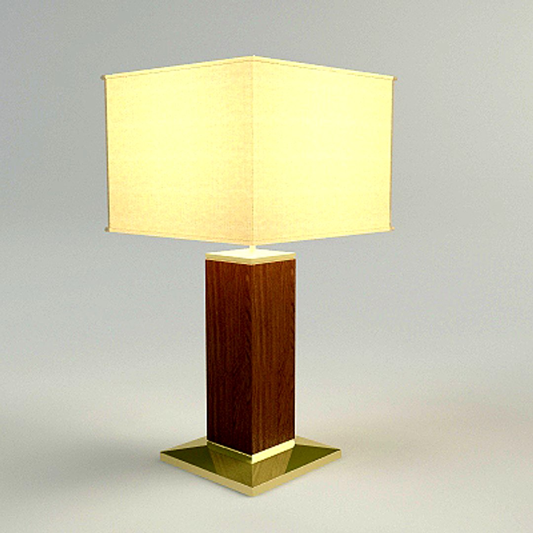 Table Lamp - Vray Materials