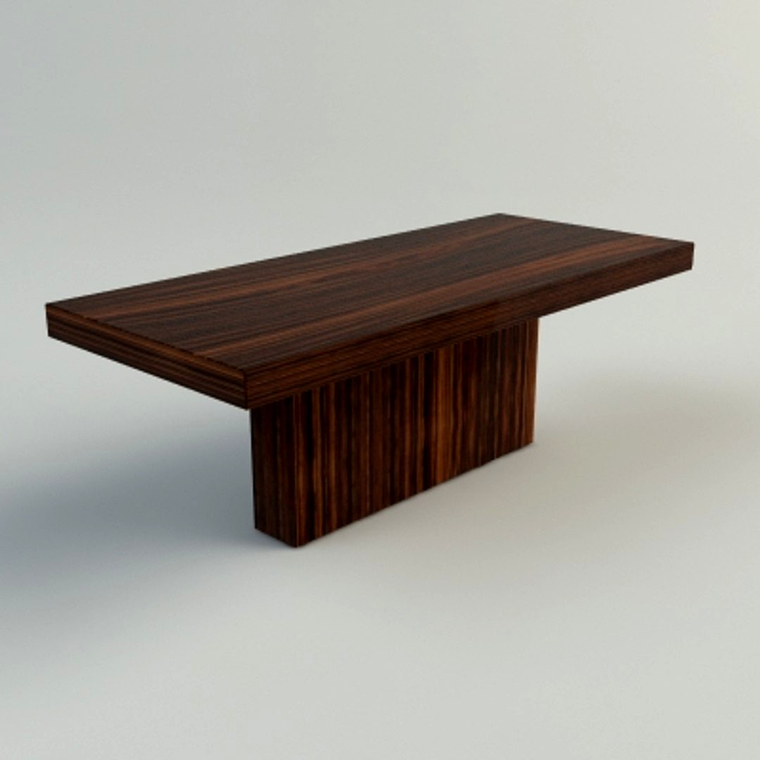 Rosewood Table: Vray Materials