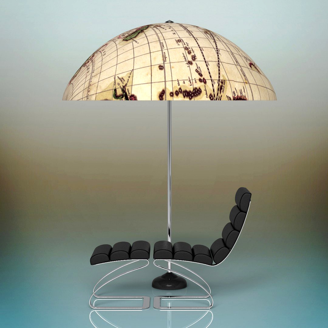 Parasol sunbed
