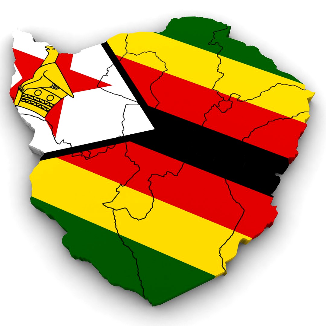 Political Map of Zimbabwe