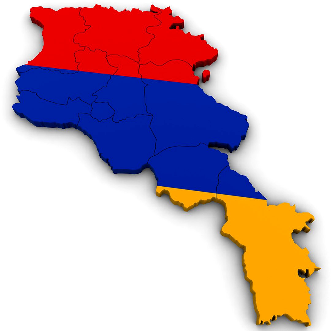 Political Map of Armenia